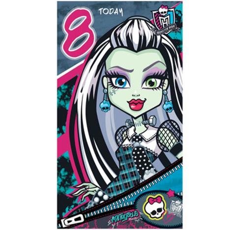 Monster High 8 Today 8th Birthday Card £2.45